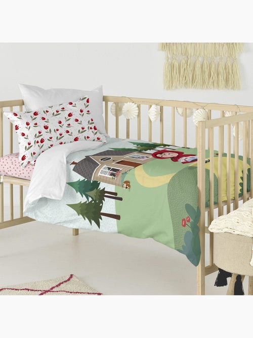 Parure housse de couette 2 pièces Red riding hood "Happyfriday" - Kiabi