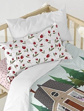 Parure housse de couette 2 pièces Red riding hood Lit Bébé "Happyfriday