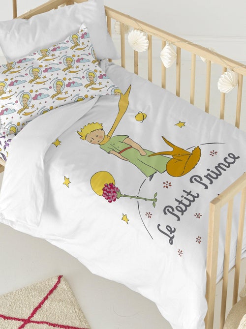 Parure housse de couette 2 pièces Ses amis Lit Bébé "Happyfriday" - Kiabi