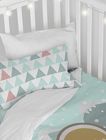 Parure housse de couette 2 pièces Skymo day "Happyfriday