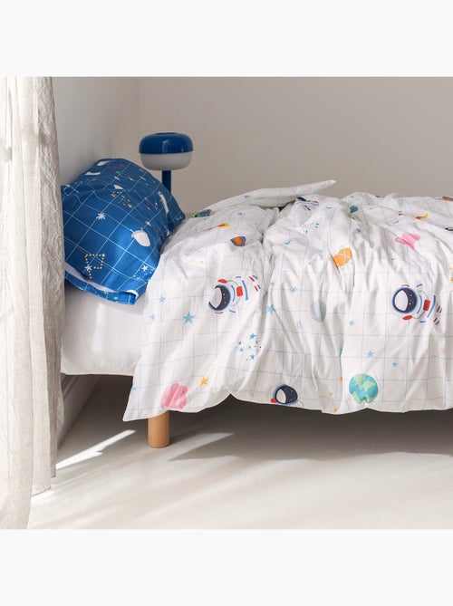 Parure housse de couette 2 pièces Space explorer "Happyfriday" - Kiabi