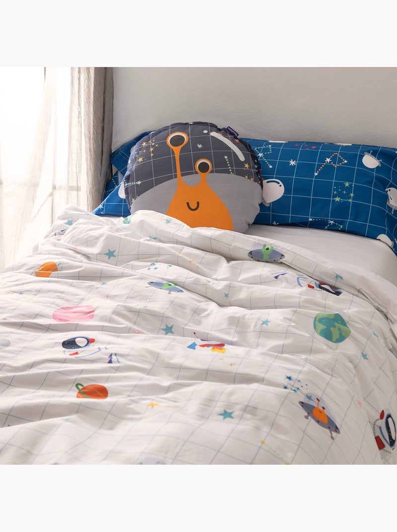Parure housse de couette 2 pièces Space explorer "Happyfriday" Multicolore - Kiabi