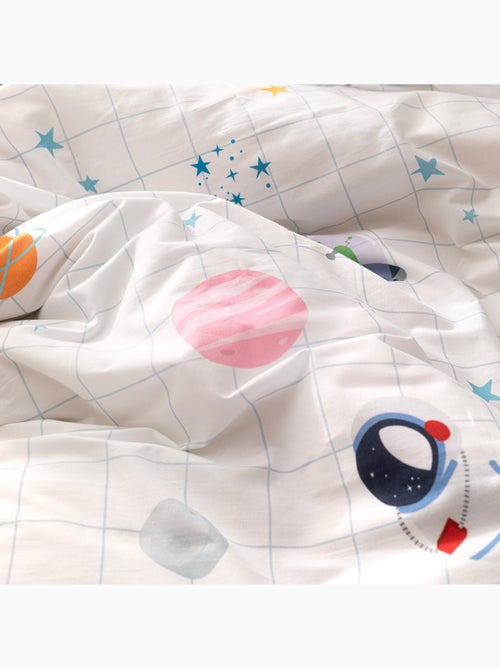 Parure housse de couette 2 pièces Space explorer "Happyfriday" - Kiabi