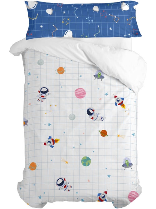 Parure housse de couette 2 pièces Space explorer "Happyfriday" - Kiabi