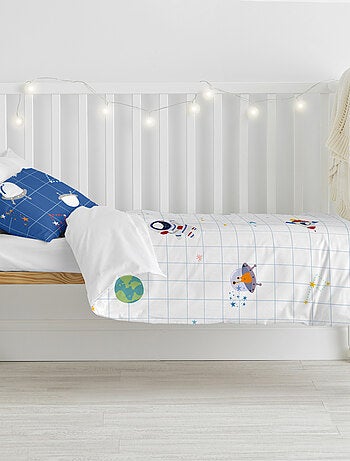 Parure housse de couette 2 pièces Space explorer "Happyfriday