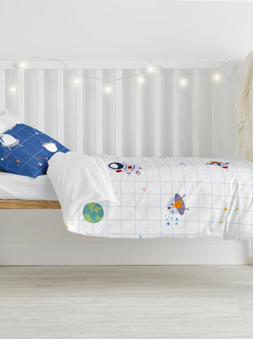 Parure housse de couette 2 pièces Space explorer "Happyfriday" - Kiabi Parure housse de couette 2 pièces Space explorer "Happyfriday" - Kiabi