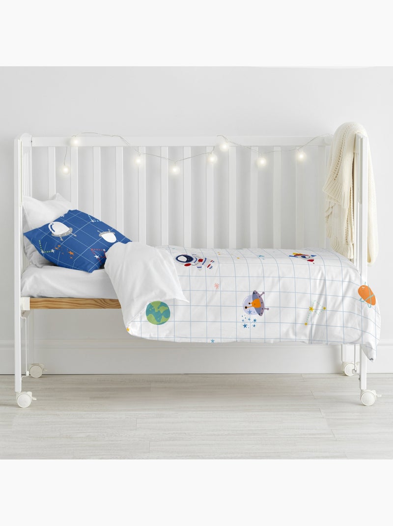 Parure housse de couette 2 pièces Space explorer "Happyfriday" Multicolore - Kiabi