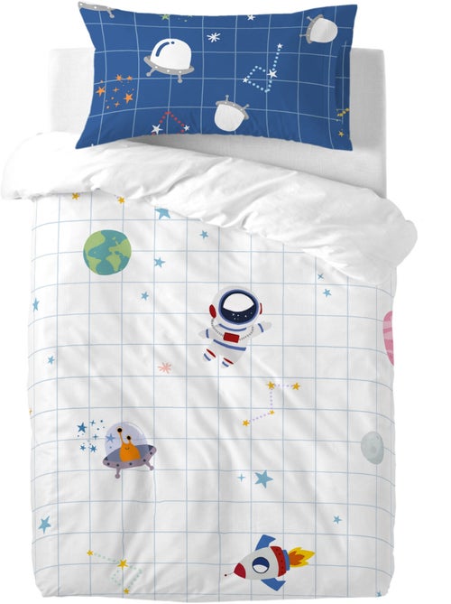 Parure housse de couette 2 pièces Space explorer "Happyfriday" - Kiabi