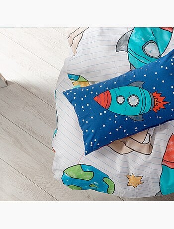 Parure housse de couette 2 pièces Space rocket "Happyfriday