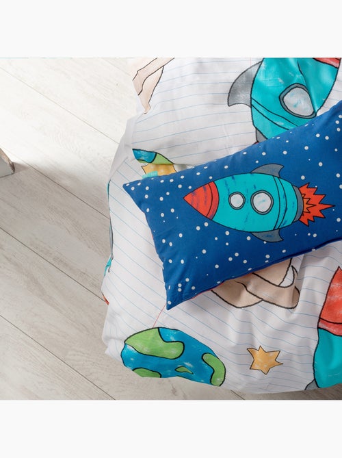 Parure housse de couette 2 pièces Space rocket "Happyfriday" - Kiabi