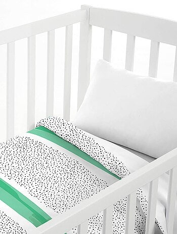 Parure housse de couette 2 pièces Topping "Happyfriday