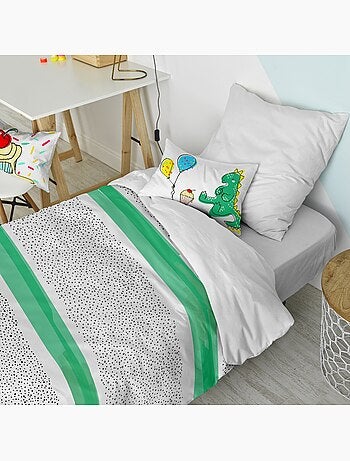 Parure housse de couette 2 pièces Topping "Happyfriday