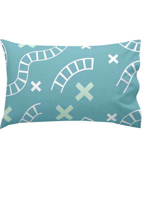 Parure housse de couette 2 pièces Train Lit Bébé "Happyfriday" - Kiabi