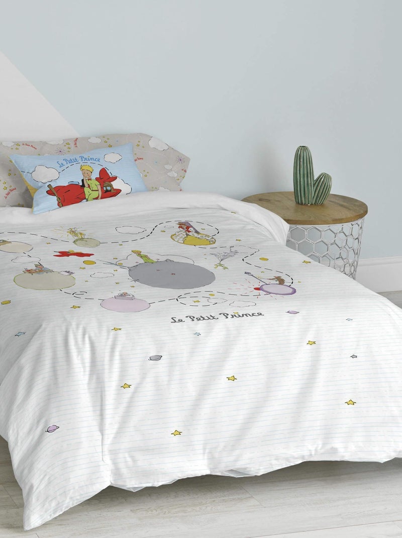 Parure housse de couette 2 pièces Voyageur "Happyfriday" Multicolore - Kiabi