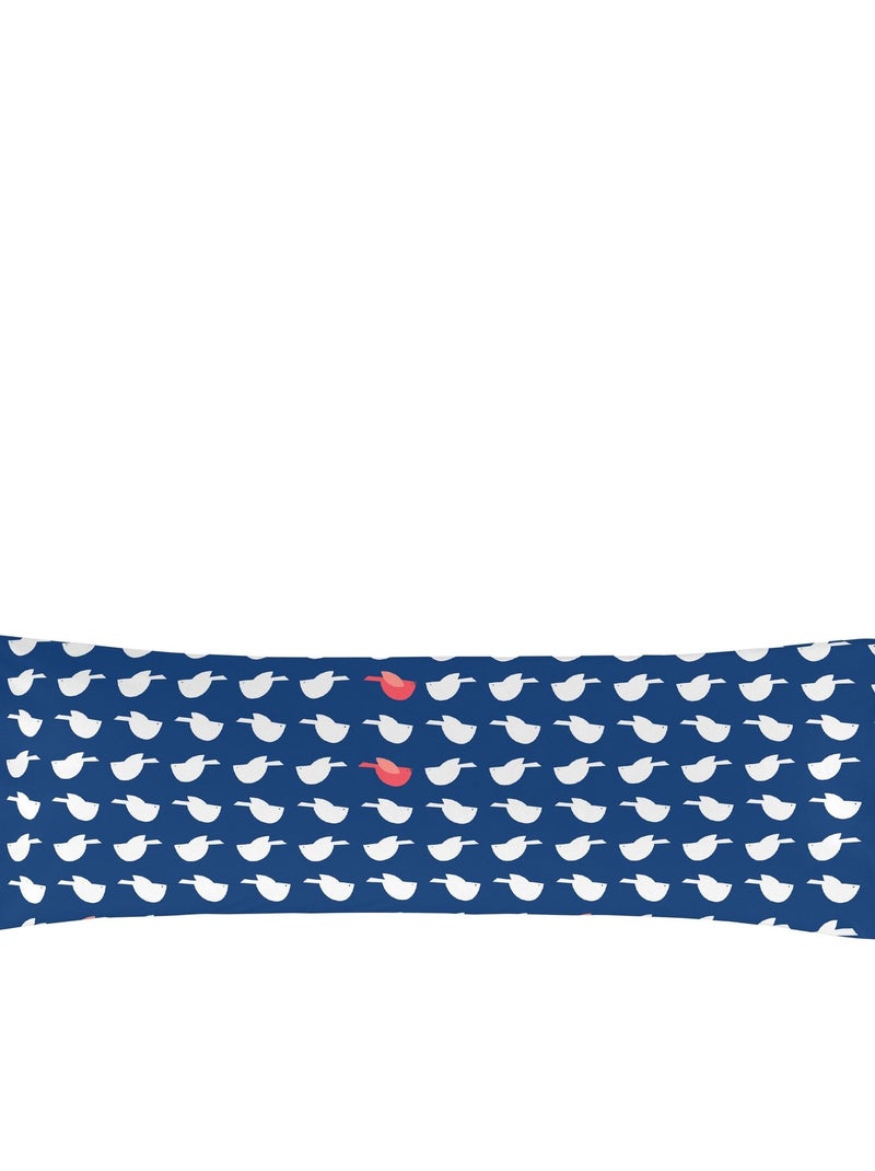 Parure housse de couette 2 pièces Whale "Happyfriday" Bleu - Kiabi