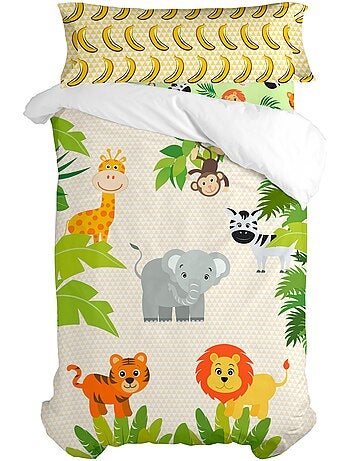 Parure housse de couette 2 pièces Wild "Happyfriday