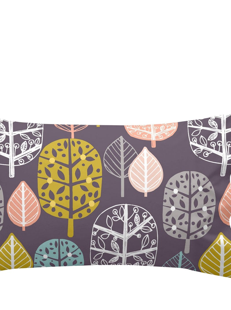 Parure housse de couette 2 pièces Woodland Berceau "Happyfriday" Bleu Jaune - Kiabi