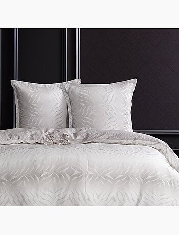 Housse de couette + taie(s) oreiller satin de coton "Duff