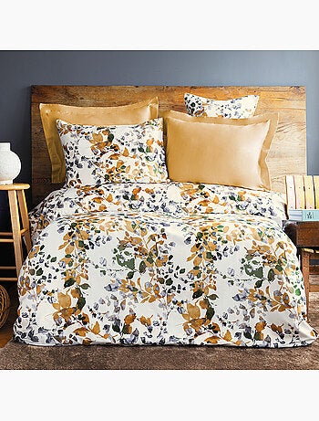 Parure housse de couette 240x220 cm Coton Floral Automnal