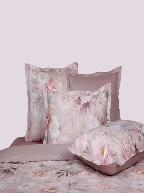 Parure housse de couette 240x220 cm+2 TO 63x63 cm satin de coton - Kiabi Parure housse de couette 240x220 cm+2 TO 63x63 cm satin de coton - Kiabi