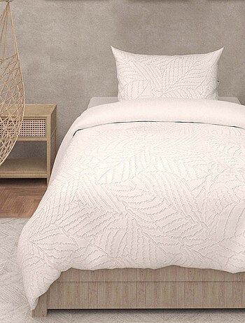 Parure housse de couette 3D microfibre MAYA, par Soleil d'Ocre avec 1 taie d'oreiller