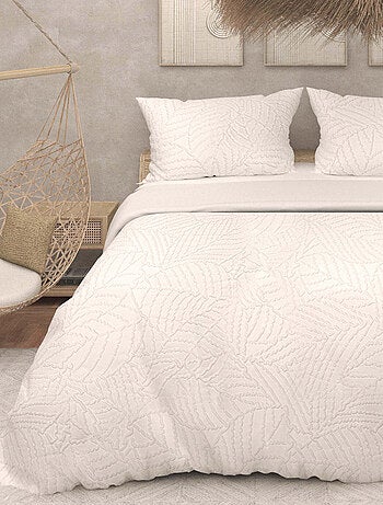 Parure housse de couette 3D microfibre MAYA, par Soleil d'Ocre avec 2 taies d'oreiller