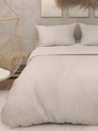 Parure housse de couette 3D microfibre MAYA, par Soleil d'Ocre avec 2 taies d'oreiller