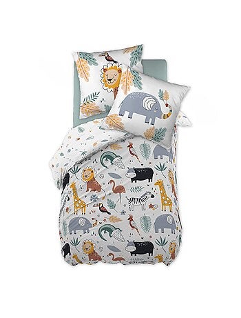 Parure housse de couette Collection Animaux de la savane