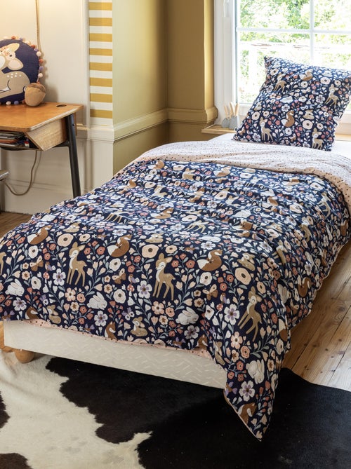 Parure Housse de couette Collection Foret enchantee - Kiabi Parure Housse de couette Collection Foret enchantee - Kiabi
