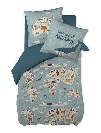 Parure Housse de couette Collection Sauvons les Animaux
