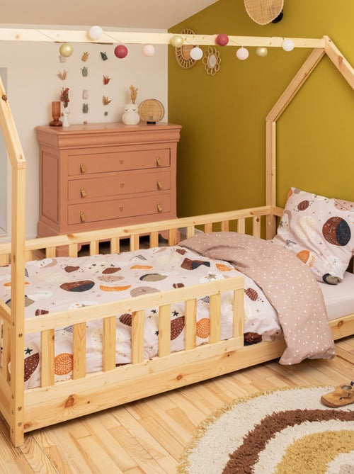 Parure Housse de couette Collection Sky dream planete - Kiabi Parure Housse de couette Collection Sky dream planete - Kiabi