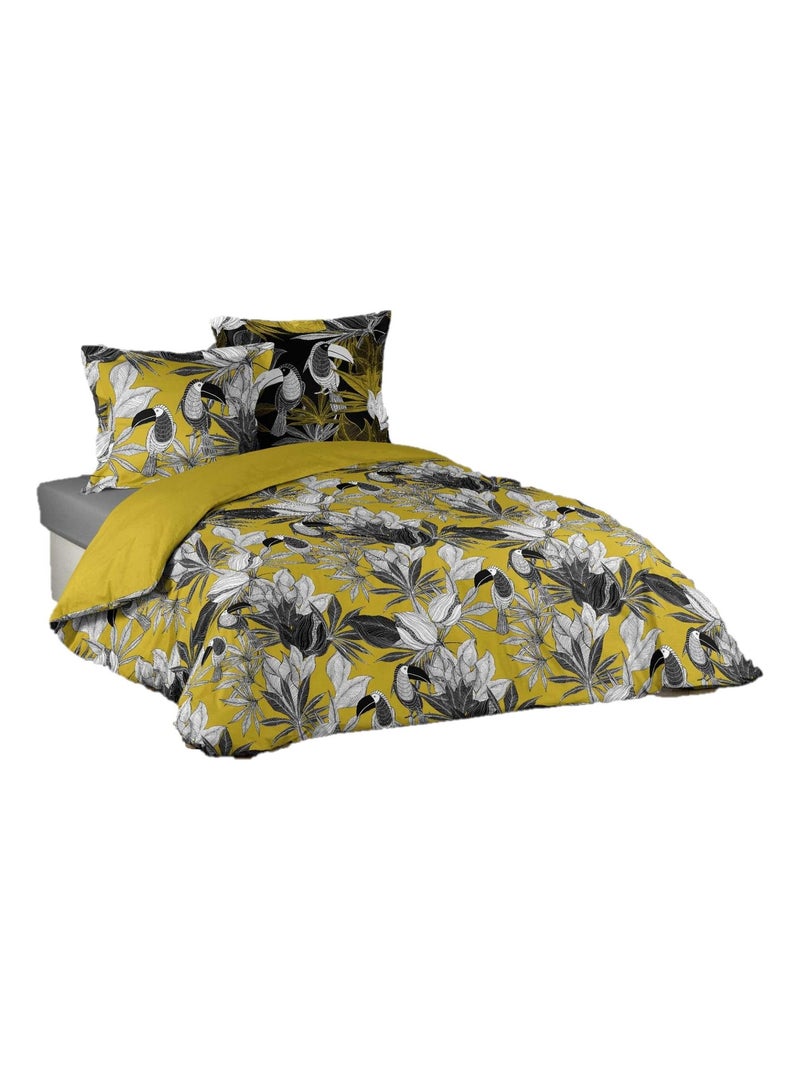 Parure Housse de couette Collection Tatou le Toucan Jaune - Kiabi