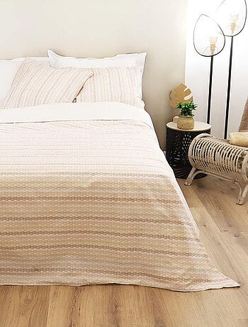 Parure housse de couette coton 120 gr AMBAR