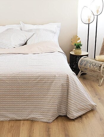 Parure housse de couette coton 120 gr AMBAR