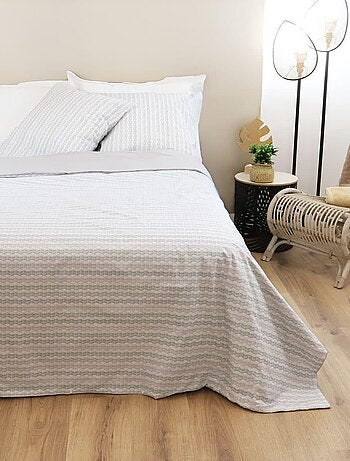 Parure housse de couette coton 120 gr AMBAR