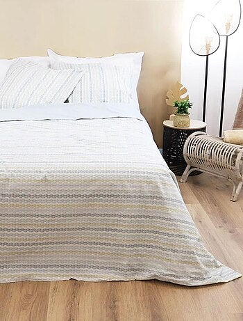 Parure housse de couette coton 120 gr AMBAR