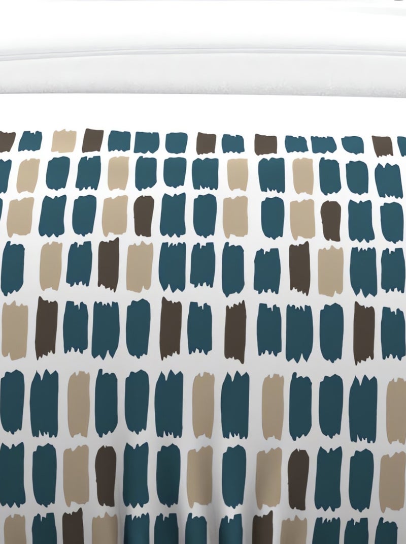 Parure housse de couette coton 57 fils FABIO, par Soleil d'Ocre avec 2 taies d'oreiller Bleu - Kiabi