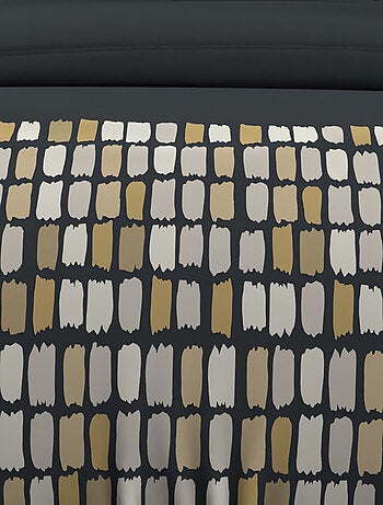 Parure housse de couette coton 57 fils FABIO, par Soleil d'Ocre avec 2 taies d'oreiller