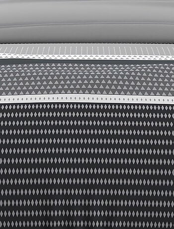 Parure housse de couette coton 57 fils THALES, par Soleil d'ocre avec 2 taies d'oreiller