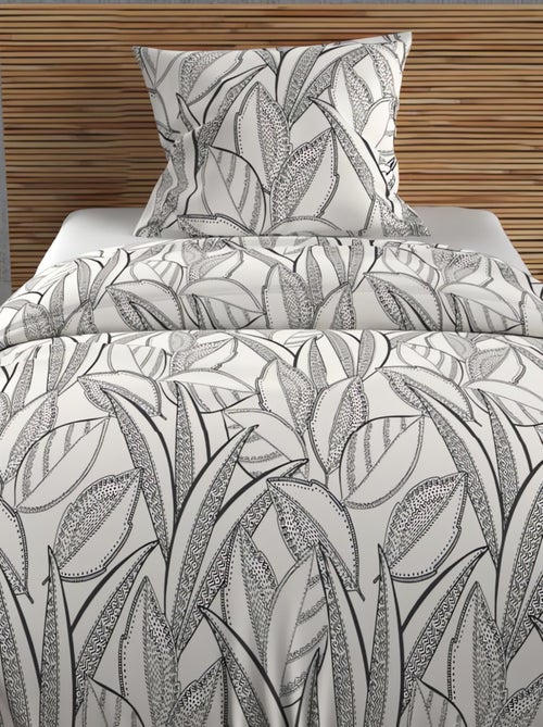 Parure housse de couette coton 57 fils TOGO, par Soleil d'ocre avec 1 taie d'oreiller - Kiabi Parure housse de couette coton 57 fils TOGO, par Soleil d'ocre avec 1 taie d'oreiller - Kiabi