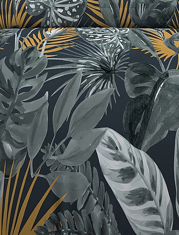 Parure housse de couette coton 57 fils TROPIC, par Soleil d'ocre avec 1 taie d'oreiller