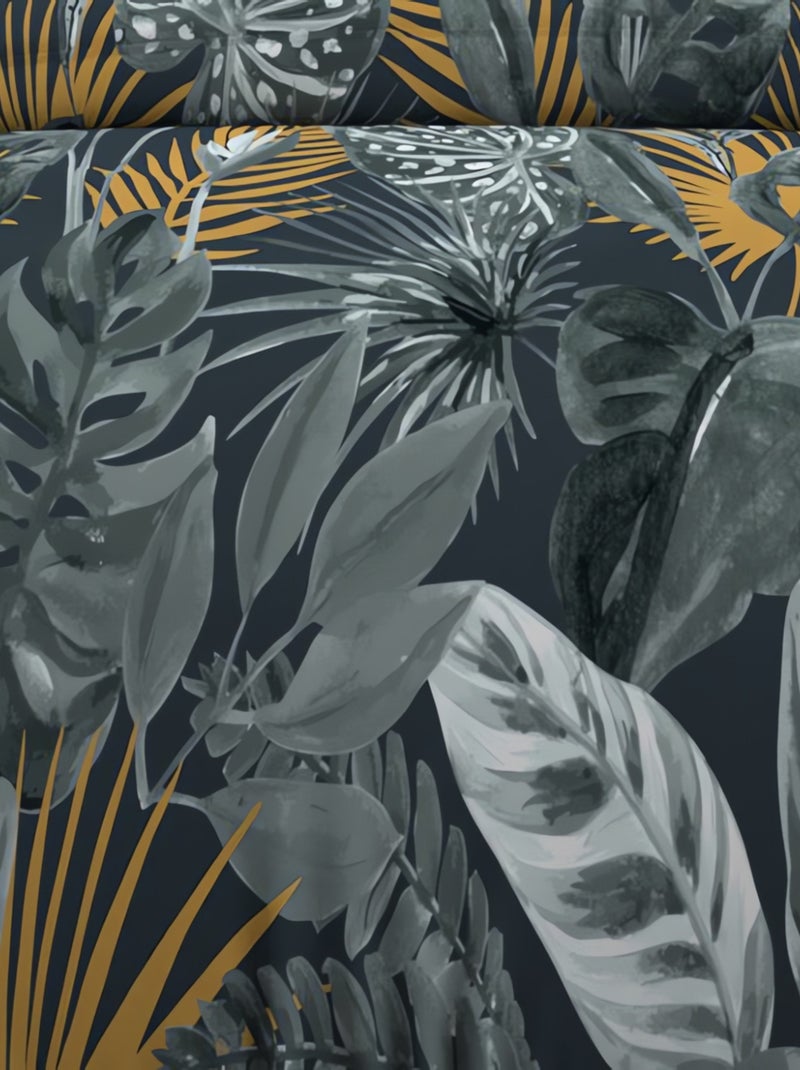 Parure housse de couette coton 57 fils TROPIC, par Soleil d'ocre avec 1 taie d'oreiller Bleu - Kiabi