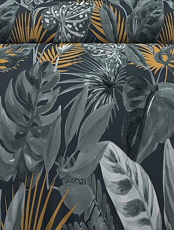 Parure housse de couette coton 57 fils TROPIC, par Soleil d'ocre avec 2 taies d'oreiller