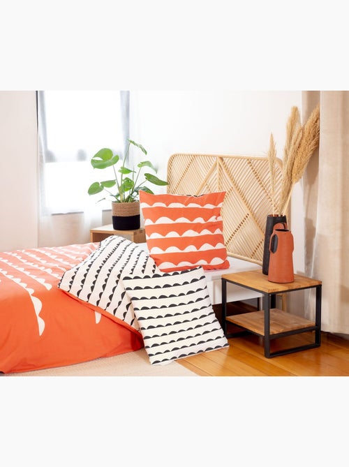 Parure housse de couette coton bio 57fils/cm-dobe - Kiabi