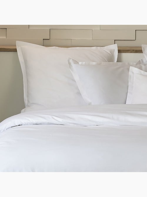 Parure housse de couette coton blanc - Kiabi Parure housse de couette coton blanc - Kiabi