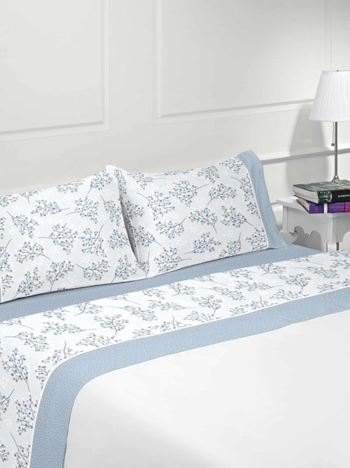 Parure housse de couette coton flanelle 57 fils imprimé ROMA - Kiabi Parure housse de couette coton flanelle 57 fils imprimé ROMA - Kiabi