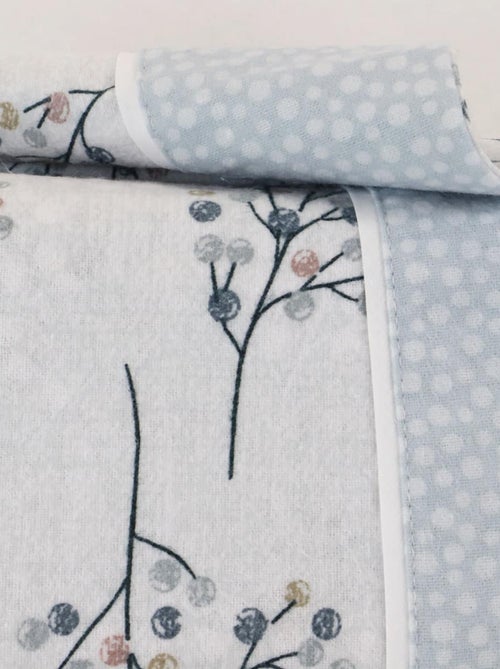 Parure housse de couette coton flanelle 57 fils imprimé ROMA - Kiabi Parure housse de couette coton flanelle 57 fils imprimé ROMA - Kiabi