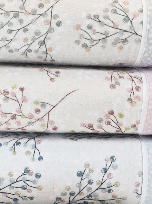 Parure housse de couette coton flanelle 57 fils imprimé ROMA - Kiabi