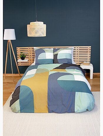 Parure housse de couette coton, geometric - AFIBEL