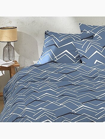 Parure housse de couette coton imprime come on